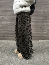ブルームベルベットワイドパンツ (2c)