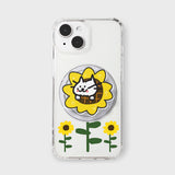 sunflower cat magsafe set (magsafe jell-hard case+magsafe smart tok)