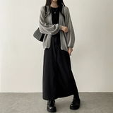 Sundy Charlang クールデニムロングスカート [ショート & ベーシックセレクション] Lyocell Fabric
