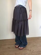 Glass Dot Frill Skirt (2color)