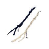 silkyarn chain bracelet (black)