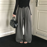 [MADE] Square wide rubber waist long pants