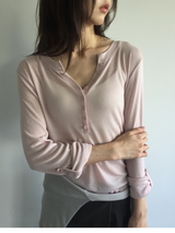 Double-way long sleeve (4color)