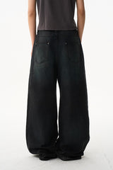 Washed Wide Leg Jeans