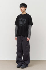 Grunge Rock Layered Longsleeve