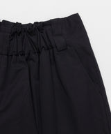 リボンタイドワイドパンツ _ ブラック