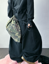 Balloon May Set-Up Available Fleece Printed Tattoo Embroidery Balloon Long Pant 🩶✨ 2 COLOR