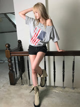 DARK SHADOW STUD SHORTS