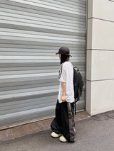 waki camo wide pants