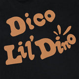 Dico Lil Dino リラックスボクシーTシャツ ブラック