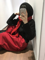 ニットフードジップアップ (3color)