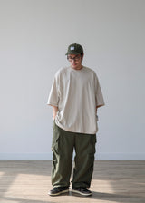  THIN WIDE CARGO PANTS 