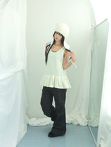 a flared winter dress