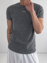 PDリブマッスルフィットショートスリーブTシャツ (3C)