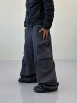Double Pocket Multi Cargo Sweatpants 4C