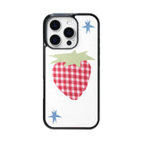 [민지,아현 착용] Strawberry Glass Bumper Case ( White )