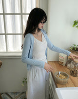 Bubble Lace Shirred Sleeveless