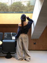 [Bellide made/Short, Long] ニュワーツーウェイワイドトレーニングパンツ
