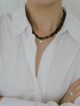 Aya necklace [smoke]