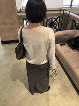 Wool layered knit set