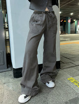 Slim Shape Pocket Banding Pants