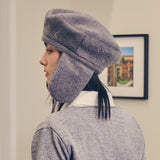 VA Stud Fly Wool Beret / Gray