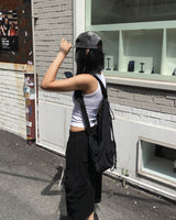 ワイドビッグコットンバミューダパンツ