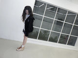 Academy Hood Cardigan (Black)