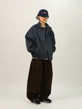 AND Pin-tuck Balloon Pants