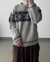 Frost nordic pattern knit