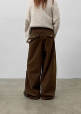 [MADE] Kerit Brushed Fleece Pocket Cotton Pants