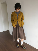 YWD ロゴTシャツ_チャコール