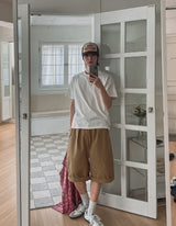 ムードベーシッククロップ半袖Tシャツ