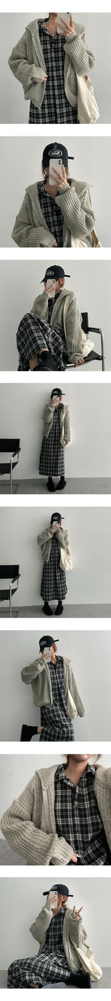 ロニーシックアバントハイネックニットジップアップ (5 colors)