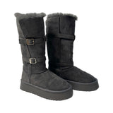 Moufee Fur-Lined Belted Long Ugg Boots