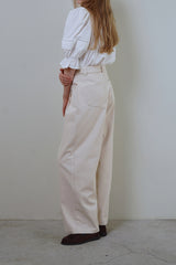 Rose frill blouse