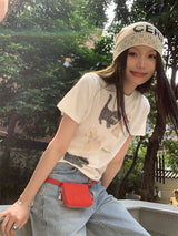 Cutie Animal Short Sleeve T-Shirt