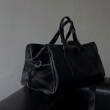 Big Size Boston Leather Crossbag