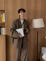 ASCLO Rough One Tuck Back Banding Slacks (4color)