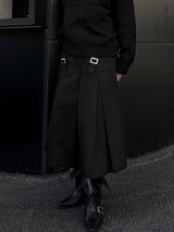 マーヴィンバックルプリーツスカート