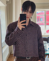 Serven Vintage Check Crop Shirt