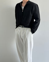 summer zip-up knit