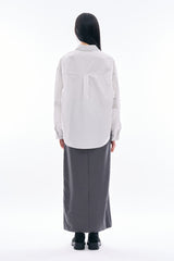 ソローンベーシックコットンシャツ