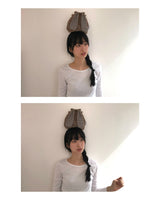 Bunny bag - Beige stripe