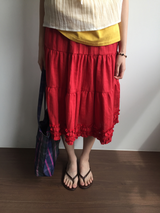 Root frill tiered skirt (3color)