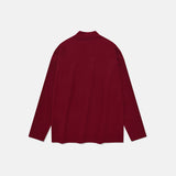 Layer mock neck / Red