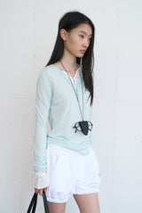Hook Henry Neck Long Sleeve (Mint)