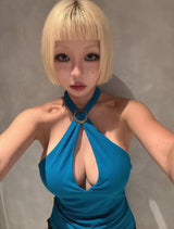 ハーレムリングホルターネックスリーブレス