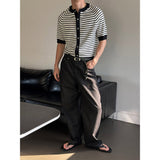[S/S] エリンストライプハーフカーディガン