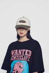 24FW ウォンテッドラビットアートウォークショートスリーブTシャツブラック